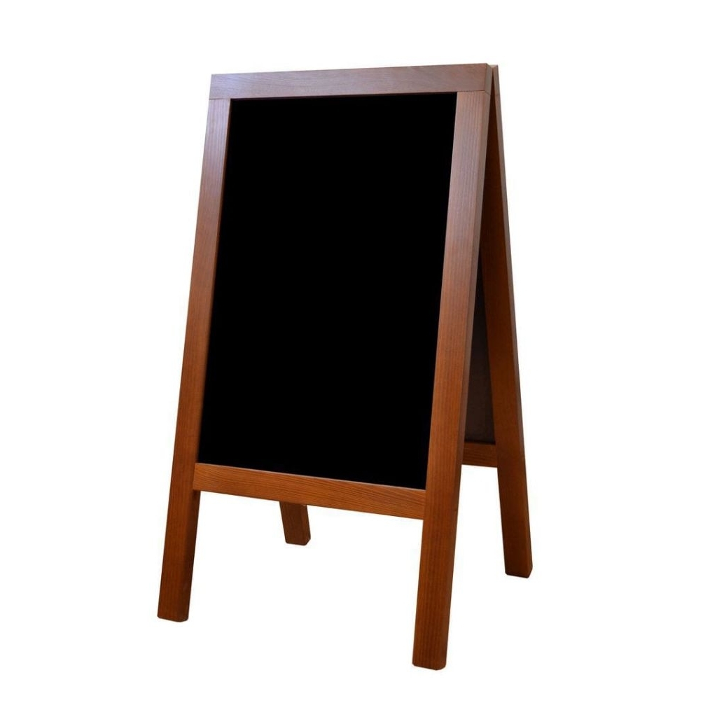 Blackboard 2 sisi, papan menu cafe,stand menu cafe