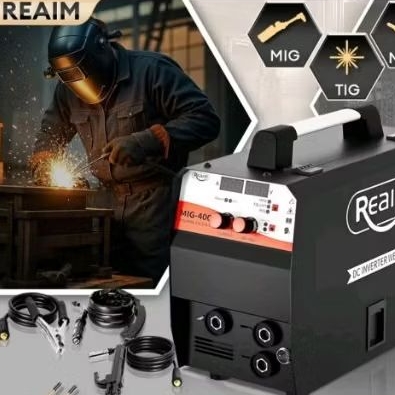 [ PROMO 10.10 ] REAIM Mesin Las Inverter 3-IN-1 MIG-400 Mesin Las Listrik trafo las welding inverter