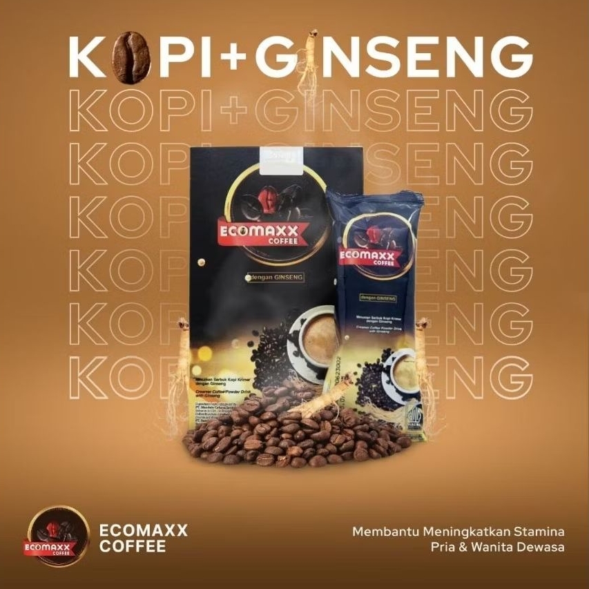 

Ecomaxx Coffee Perpaduan Kopi Dengan Herbal Ginseng