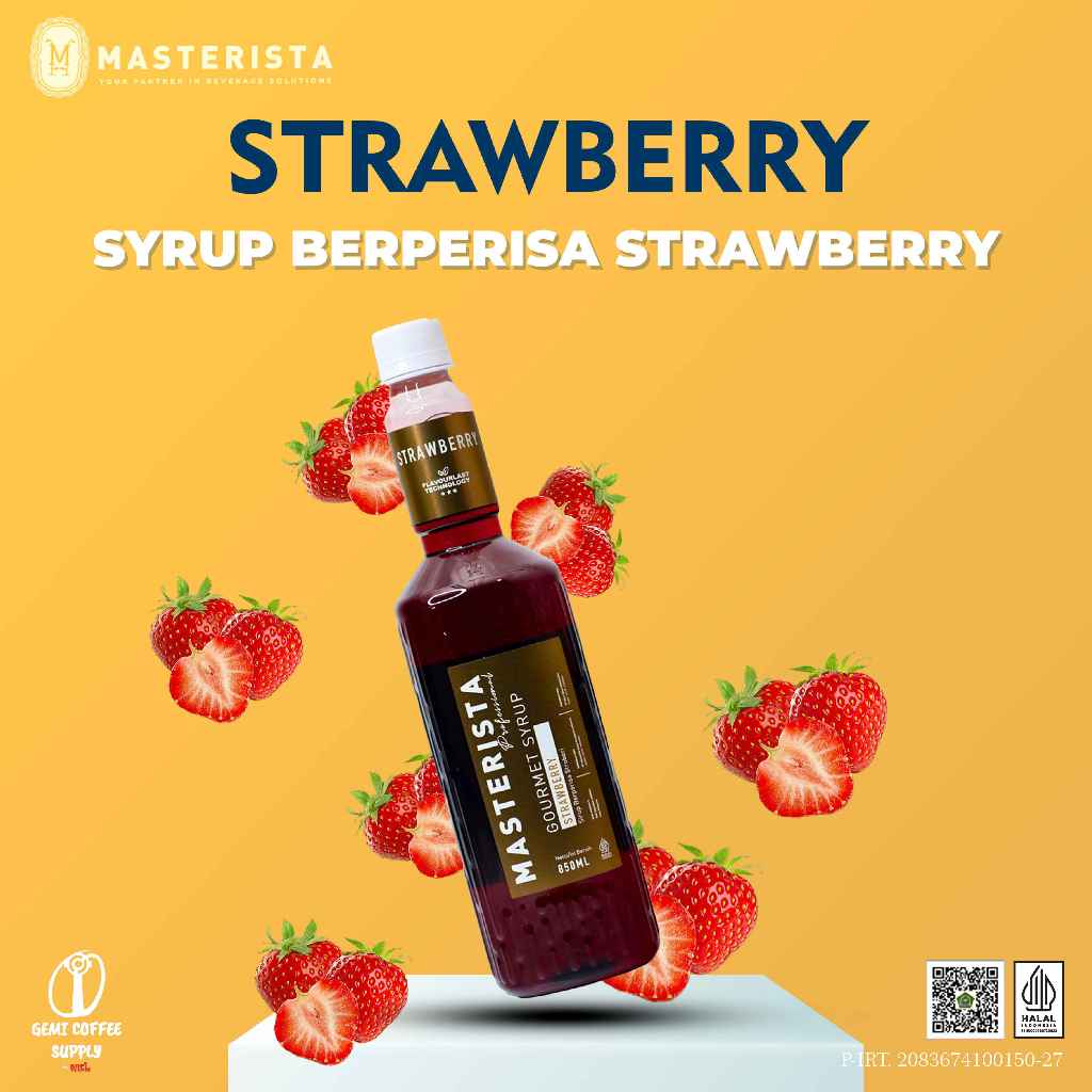 

Masterista Flavour Syrup - Strawberry 850ml