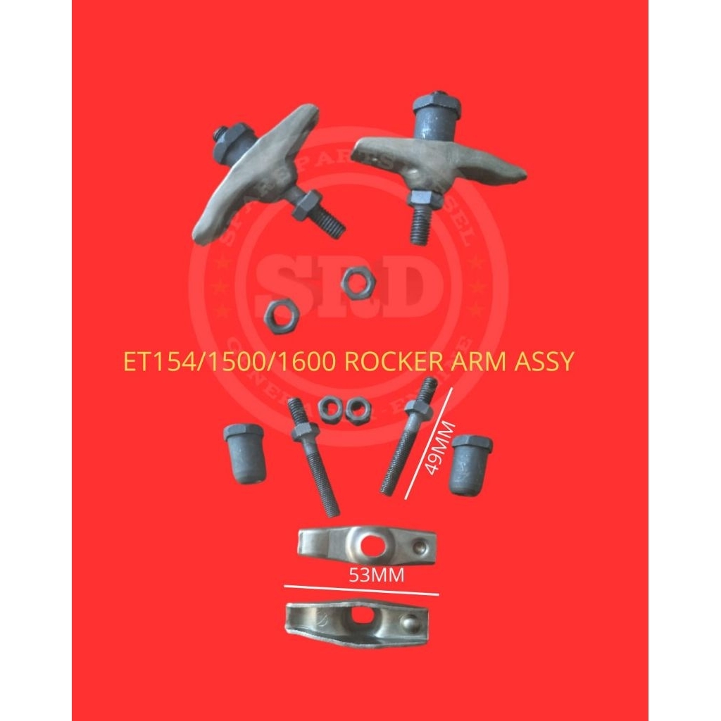 Rocker arm assy genset et154/156/1600watt