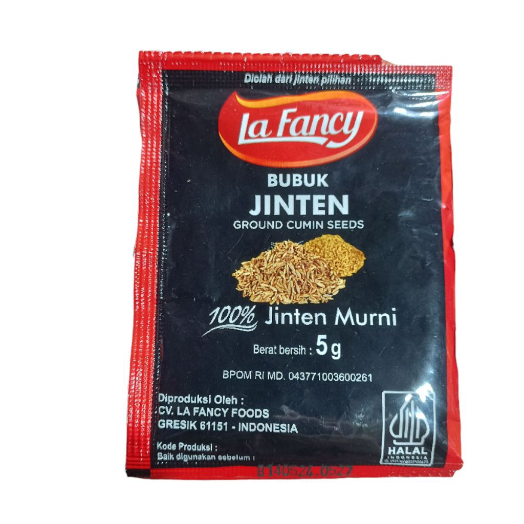 

Bubuk Jinten Jintan Murni 5gr La Fancy Ground Cumin Seed Rempah