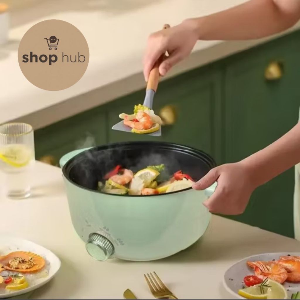 Panci elektrik/panci listrik serbaguna/panci listrik hemat 550watt/panci  listrik 3 in 1/panci stain