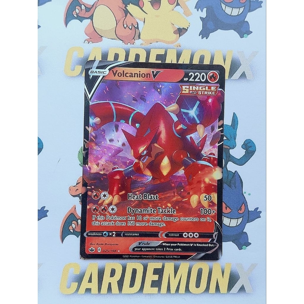 Volcanion V 044/072 - Chilling Reign Pokemon TCG English