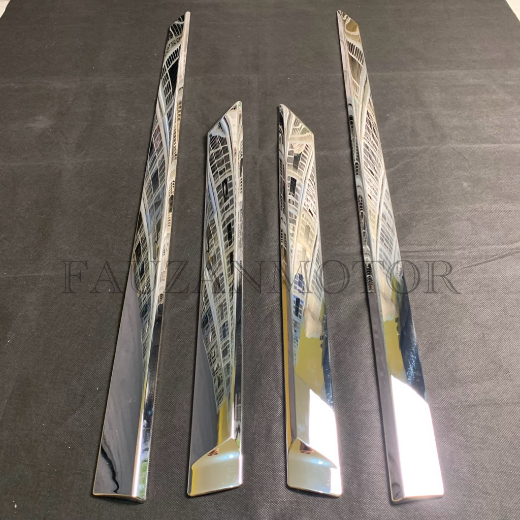 List Body Samping All New Fortuner VRZ Trd GR 2016-2025 Side Body moulding List Chrome