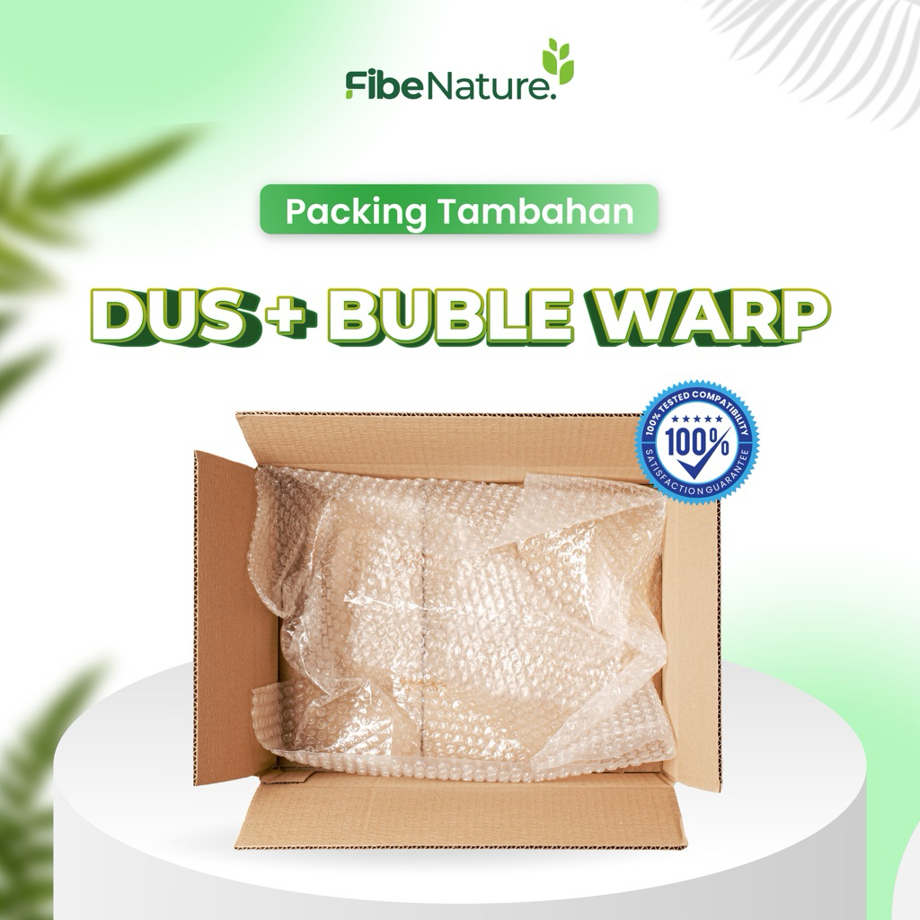 

Exstrak tambahan packing Kardus & Bubblewarp | Paket 100% di jamin aman & sampai tujuan