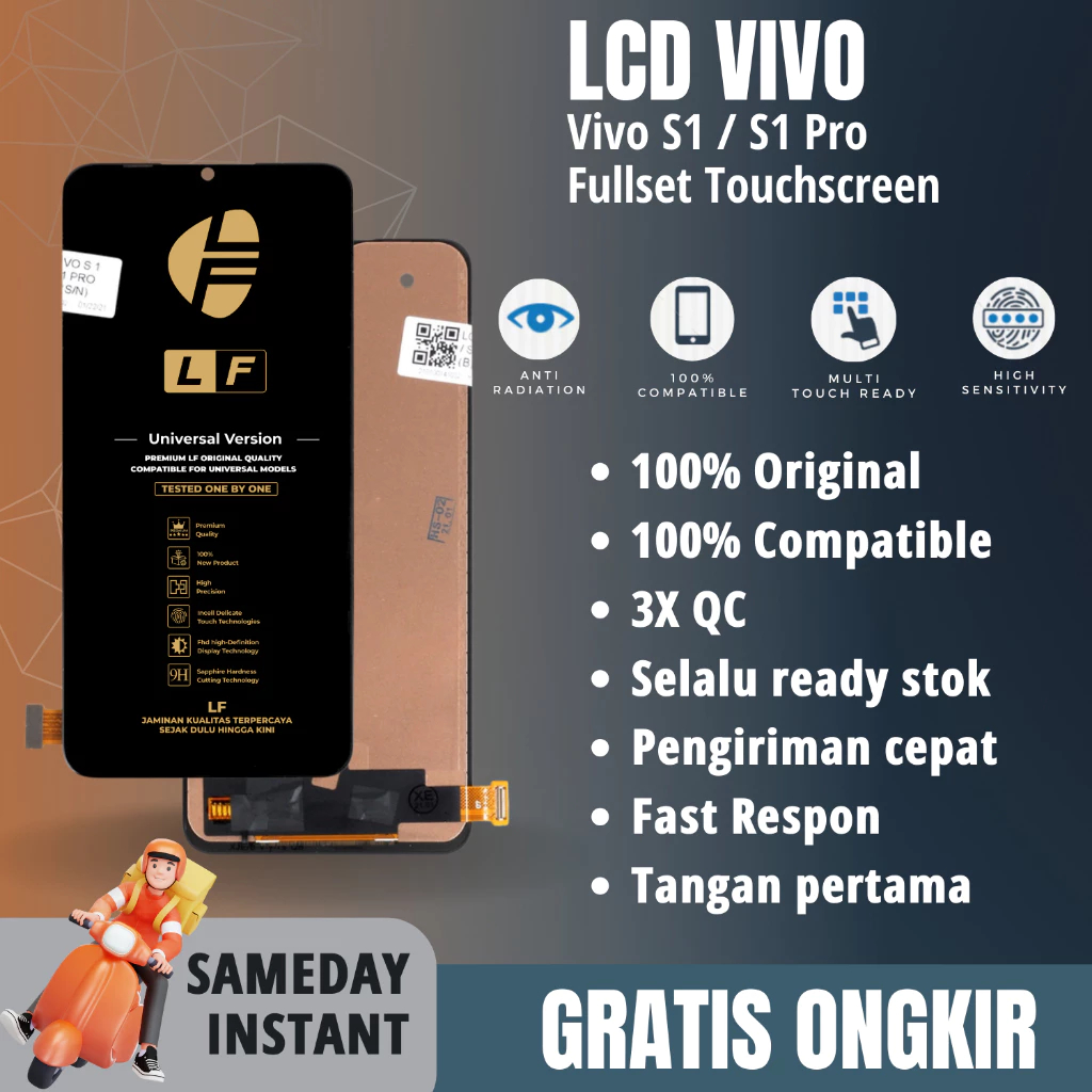 LCD LF - LCD Vivo S1 / S1 Pro / LCD LF Fullset Touchscreen Bergaransi