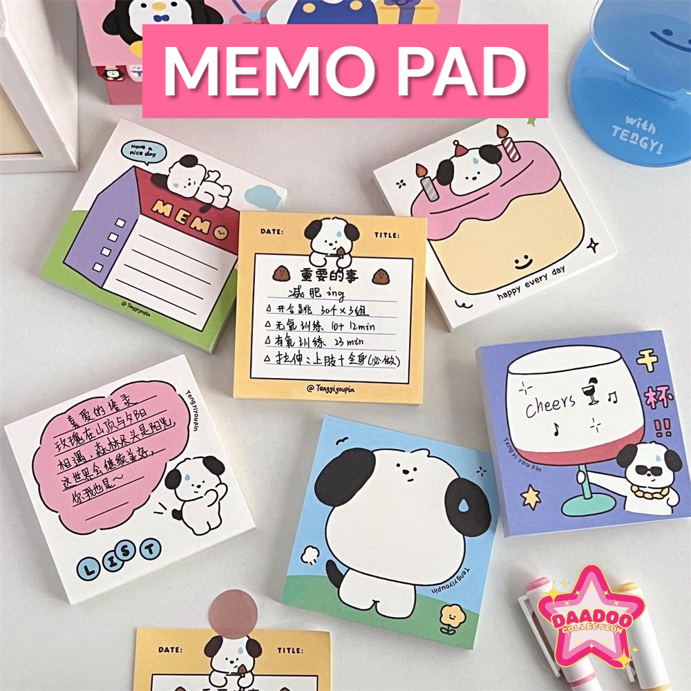 

Memo Pad Memo Notes Persegi Motif Lucu Serba Guna