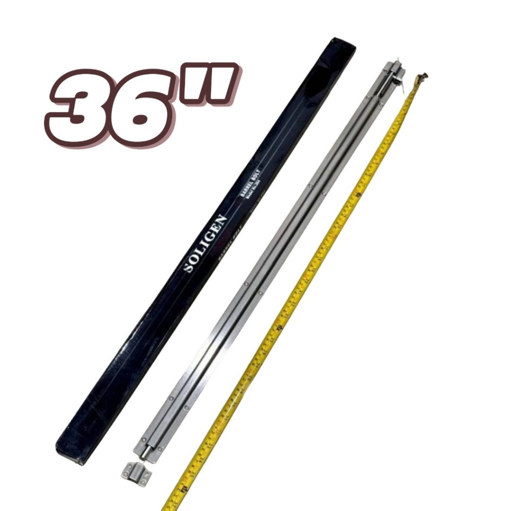SOLIGEN GRENDEL 36" INCH 90CM STAINLESS SUS 304 GRENDEL PANJANG STAINLESS 90CM SLOT PINTU 90CM SOLIG