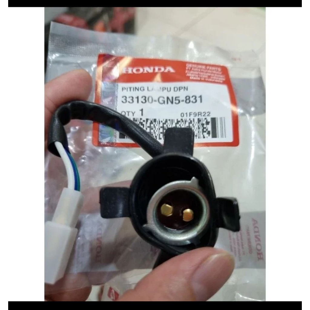 FITTING Lampu GN5 COP SOKET SOCKET Untuk MOTOR Honda SUPRA GRAND LEGENDA KARISMA REVO BEAT VARIO