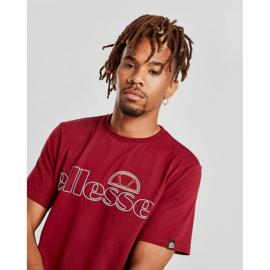 Ellesse Original Men Kingio Tshirt In Burgundy