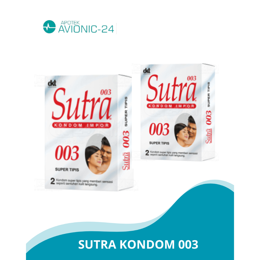 KONDOM SUTRA 003 PER BOX ISI 2 PCS
