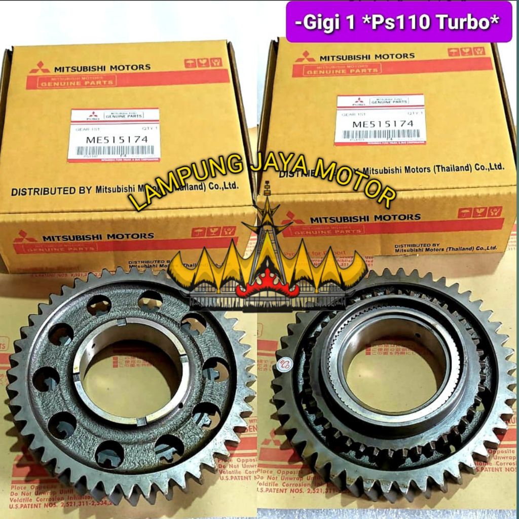 GEAR TRANSMISI NO.1 / GIGI 1 MITSUBISHI PS110 TURBO