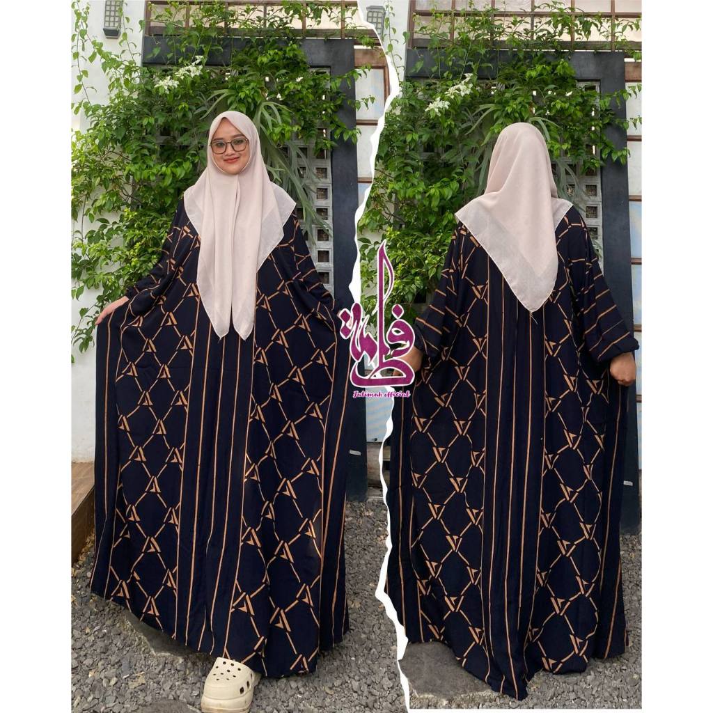 Kaftan Rayon Motif Vz Jumbo Busui Batik Pekalongan Original Kaftan