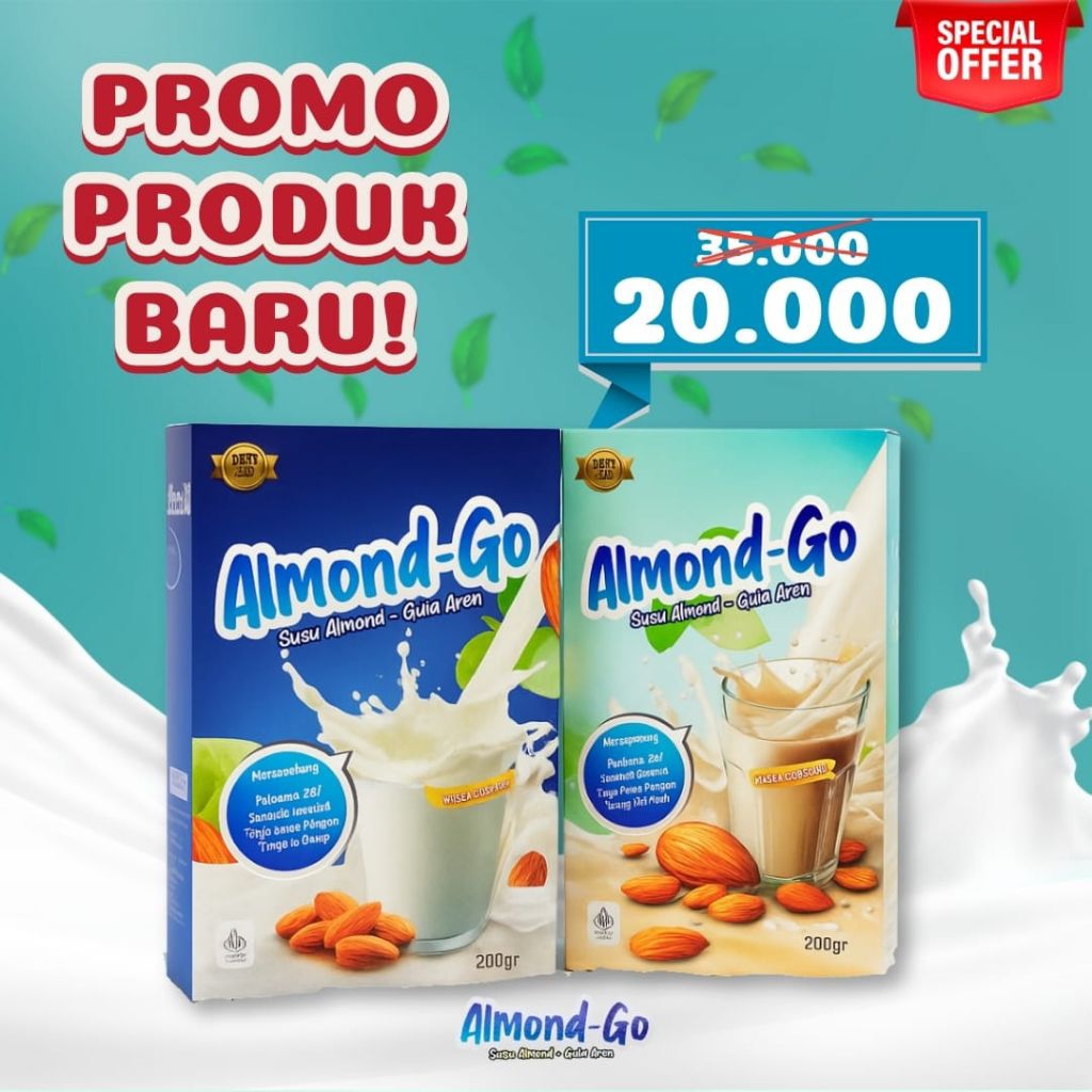 

Almond-Go susu almond milk