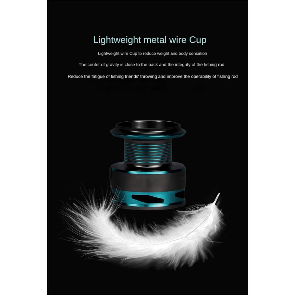 DK Fishing Reel Gulungan Pancing Spining Gear Ratio 4.8:1 - DK800