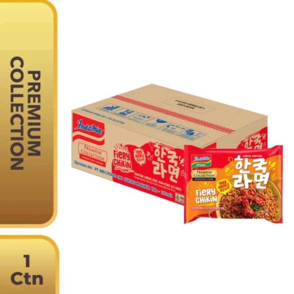 

Indomie Premium Fiery Chickin Dus 20 x 85 gr