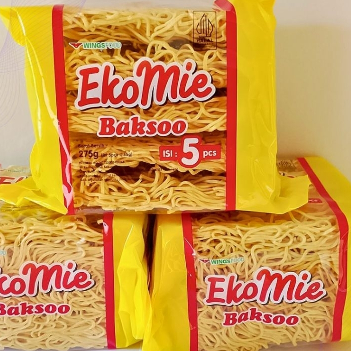 EKOMIE BAKSO ( mie kuning)