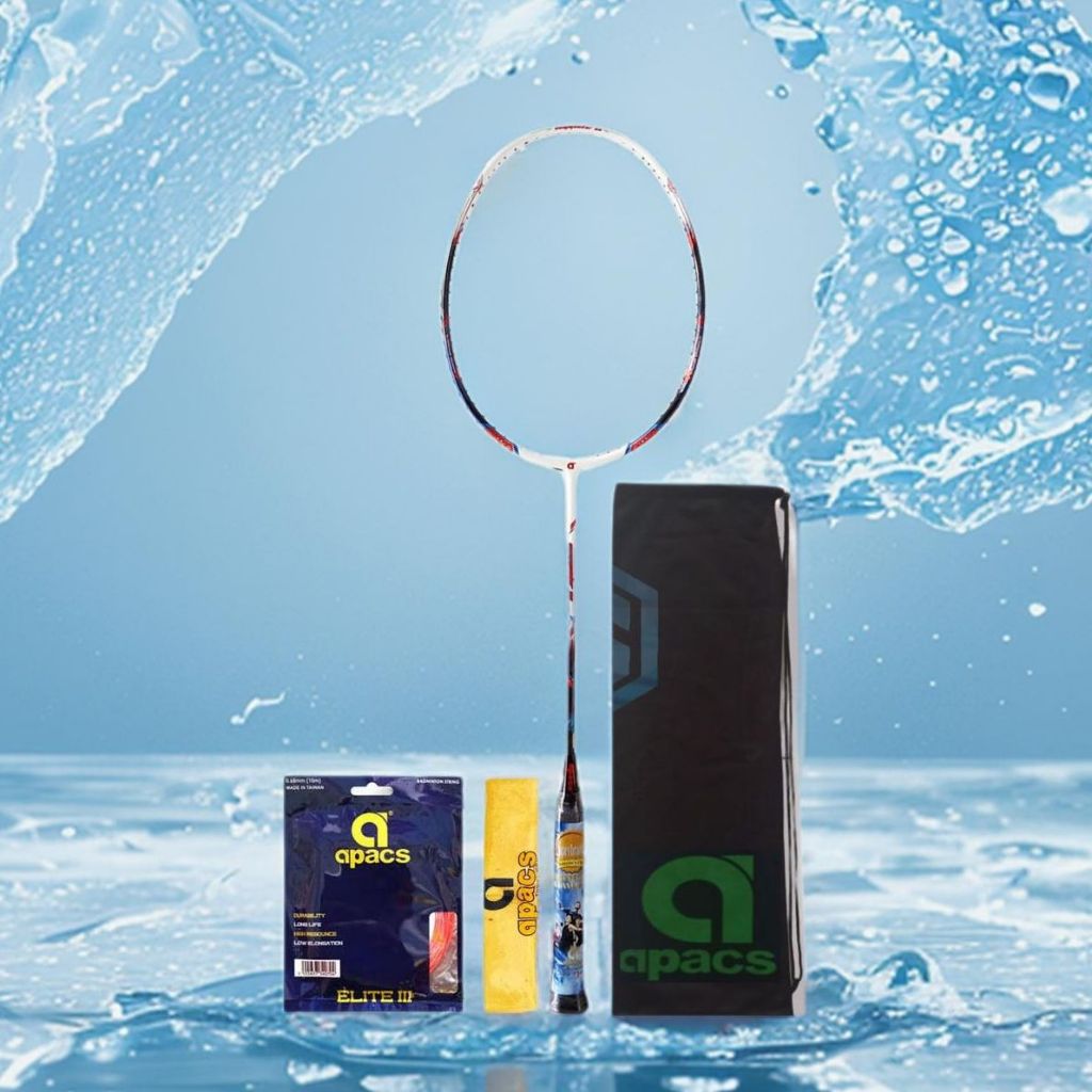 Raket Badminton Apacs Commander 60 Bonus Komplit