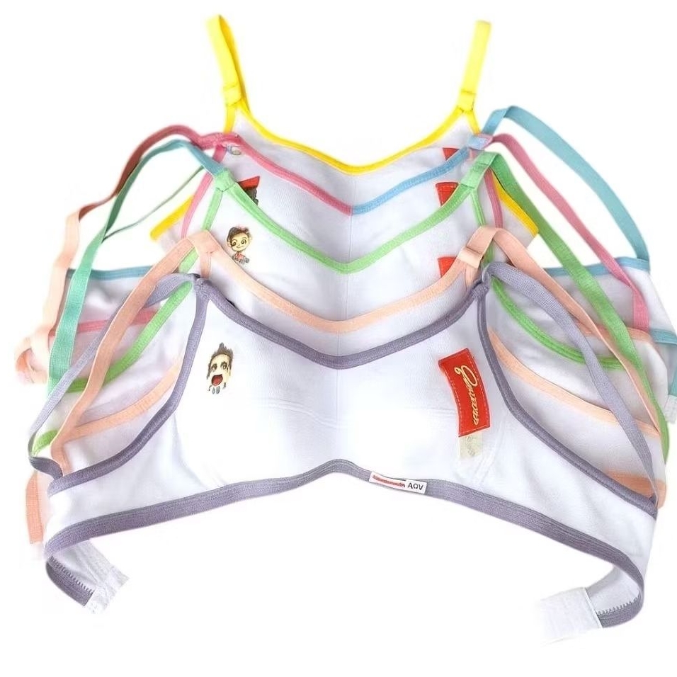 ISI 6 PCS Bra Cewek Remaja Tanpa Busa - Bh Perempuan Bahan Tebal Lembut BRA Sport Wanita Remaja