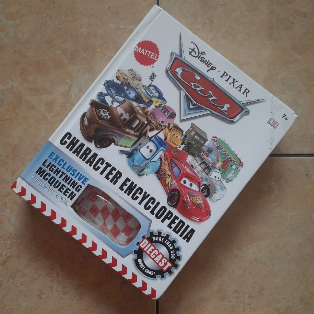 Buku Bahasa Inggris Disney Pixar Cars Character Encyclopedia Hardcover FullColor Original BOOK ONLY