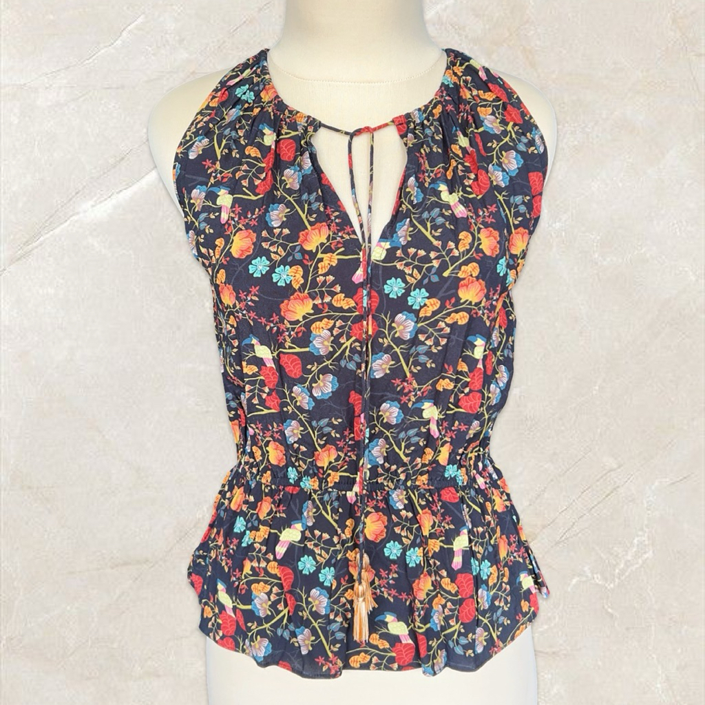 Baha Gia Fay Top (Black Maros) Size XS