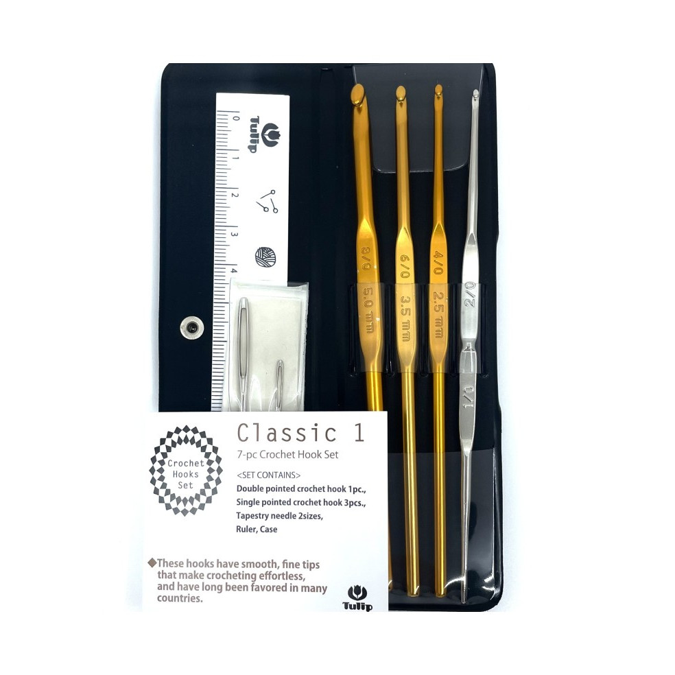 Hakpen Tulip Classic Set Ori, Classic Tulip crochet hook set