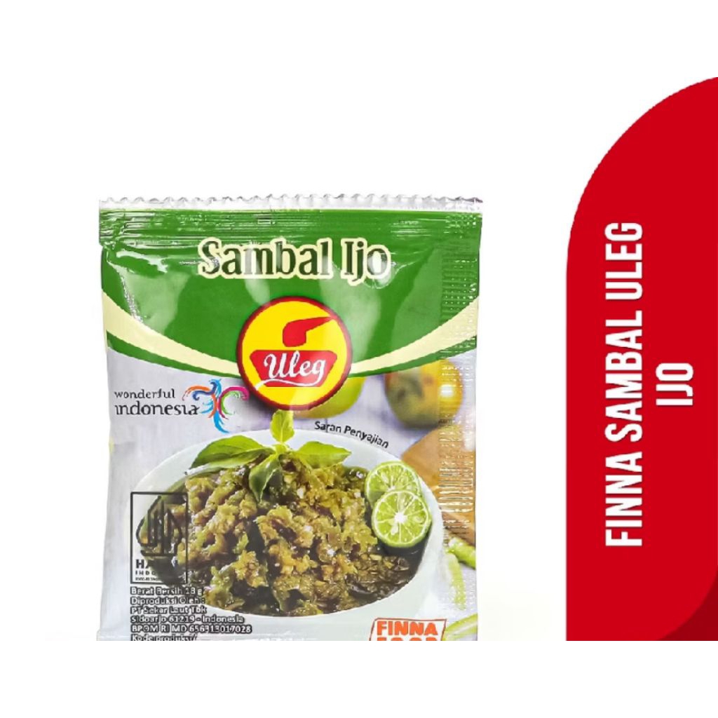 

FINNA Sambal Uleg Ijo – Sambal Hijau Asli Pedas Nikmat