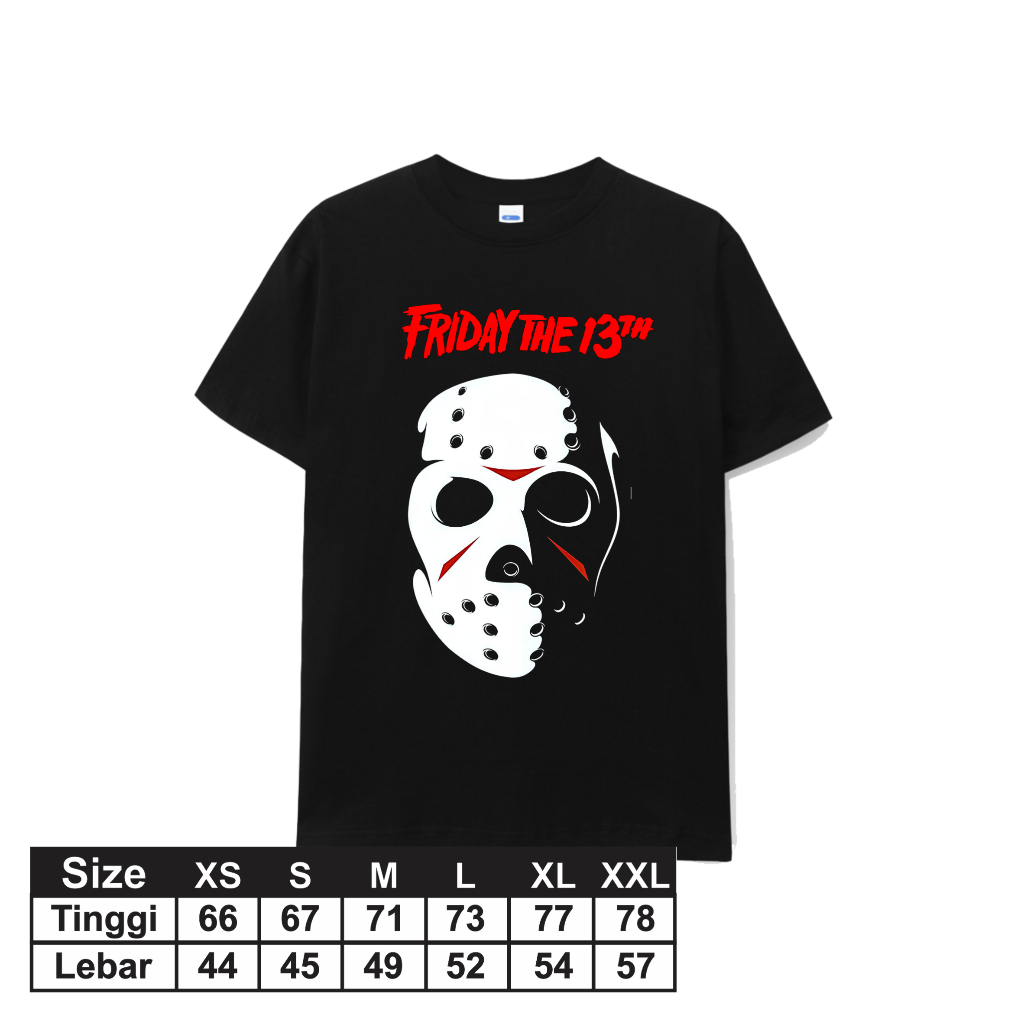 kaos Jason Voorhees seri Friday the 13th