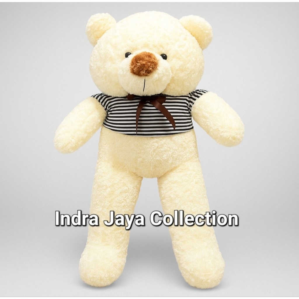 Boneka Bear Bean Jumbo / Boneka Beruang Premium Kualitas Export Jumbo Cream krem