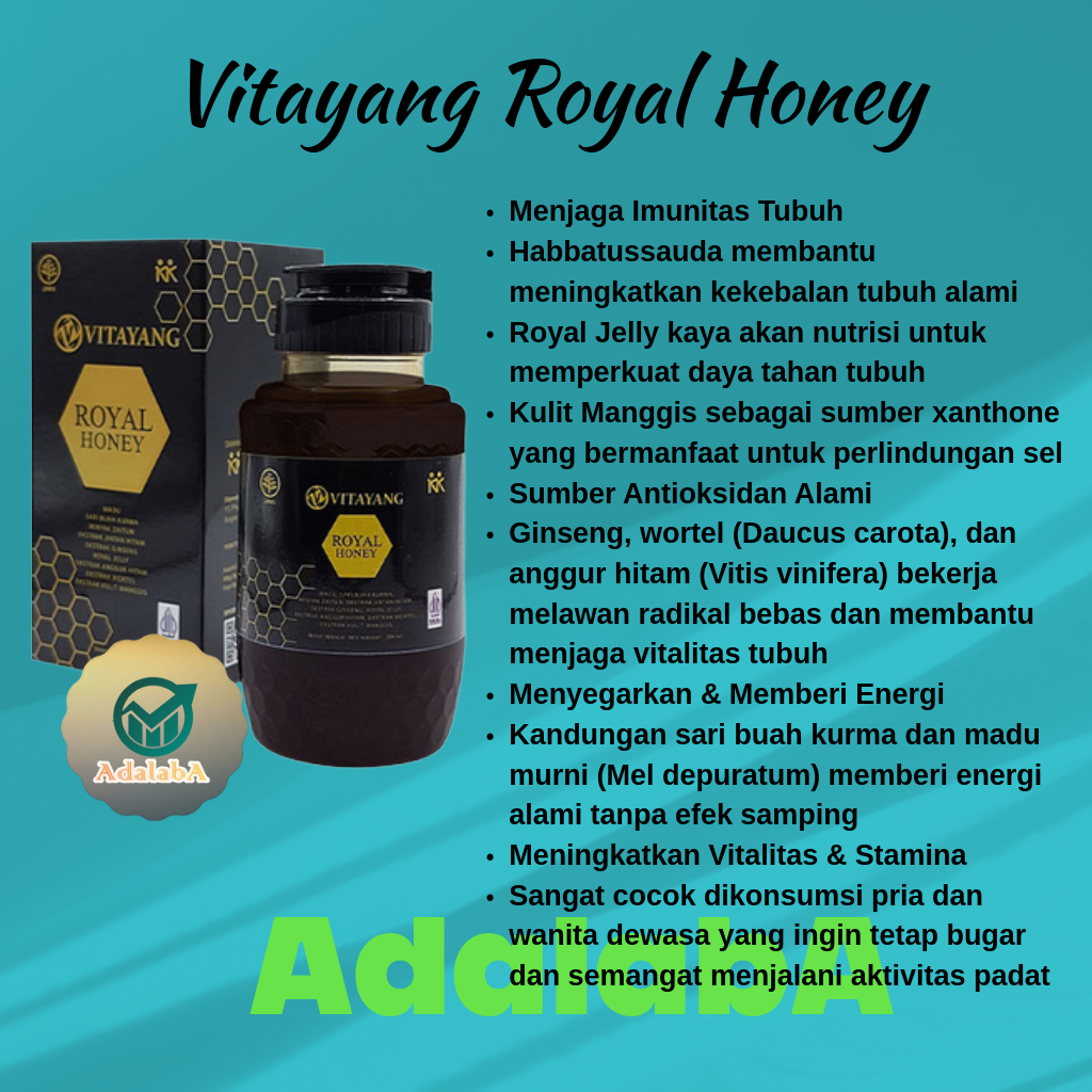 

Vitayang Royal Honey Herbal Madu Energi Sehat