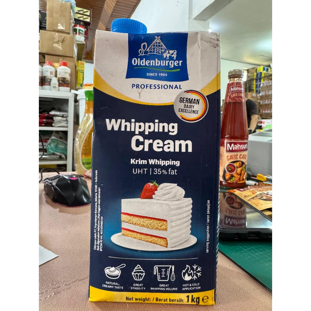 

Whipping Cream Oldenburger / Oldenburger Whipping Cream / Krim Kocok Oldenburger - 1 Ltr