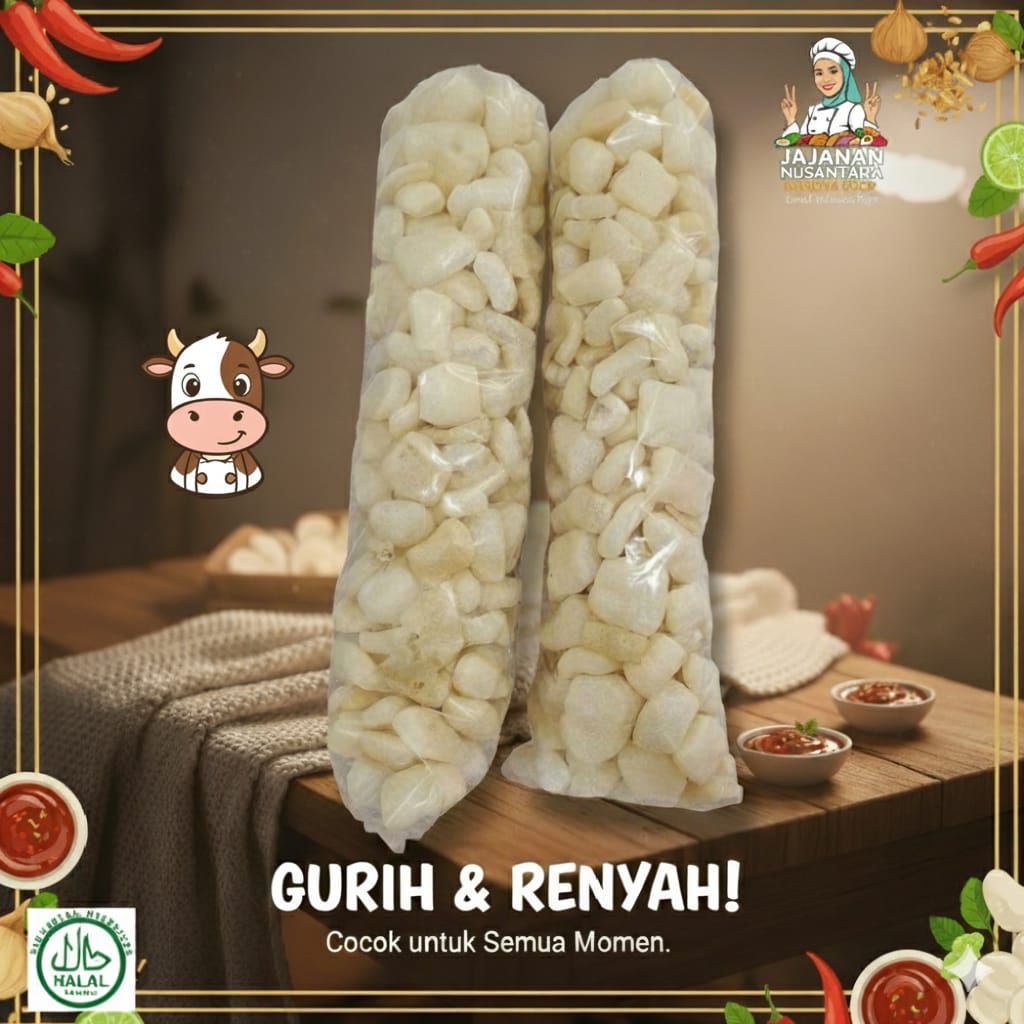 

(250 GRM) Lebih Banyak Lebih Kenyang Kerupuk Kulit Rambak Original | Renyah & Tanpa Bau