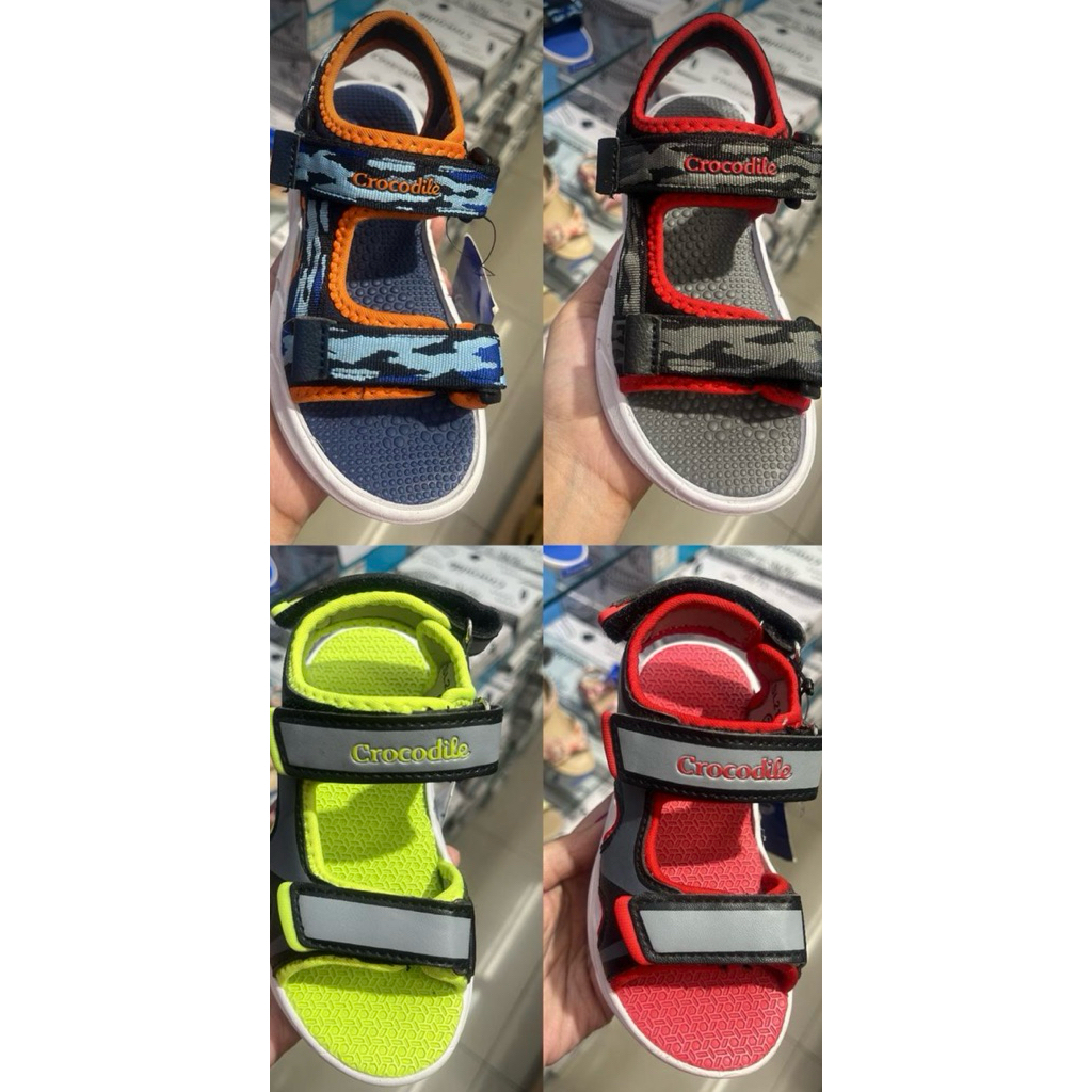 sepatu sandal anak cowok brand crocodile kids