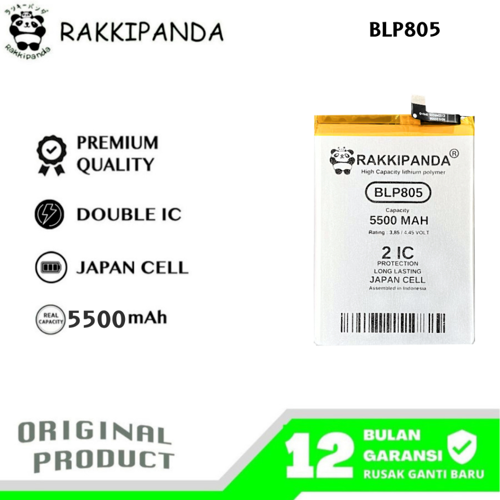 RakkiPanda - BLP805 A16 2021/A32/A33 2020/A53 2020/A53S 5G/A54/A54S/A55/A73/A74 5G/A75/A93 5G Batre 