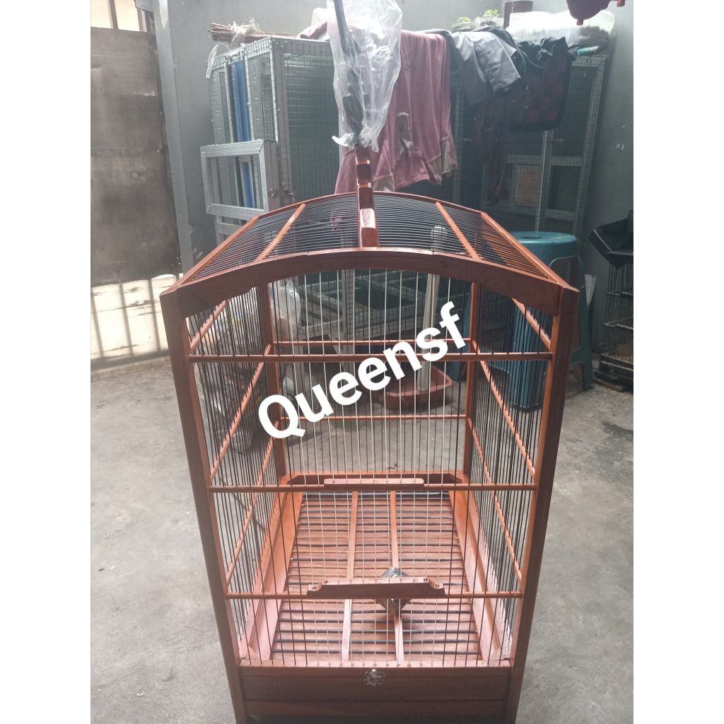 sangkar kotak no2 rangka oval ruji fiber 1,5mm