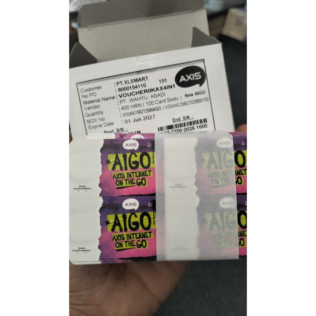 voucher kosongan aigo