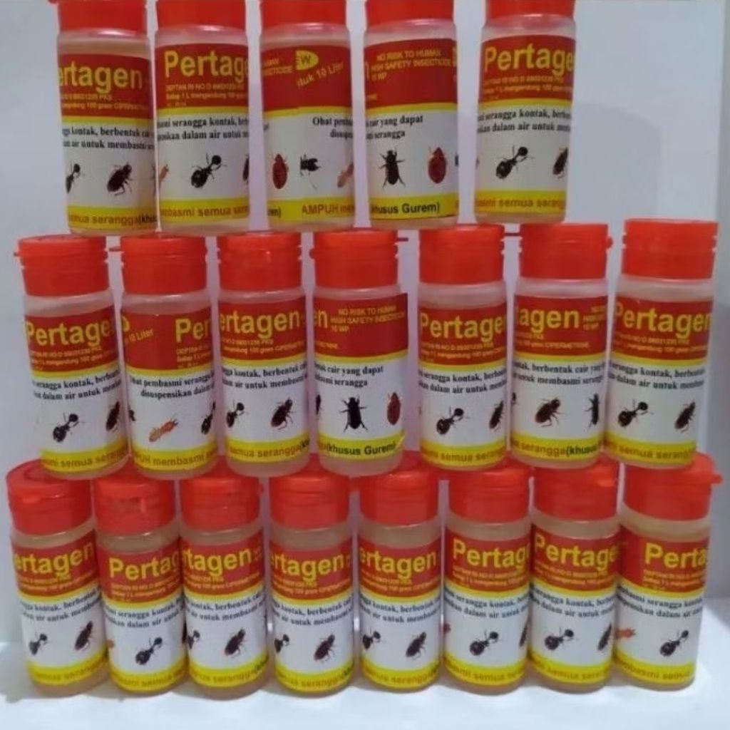 PERTAGEN CAIR 25ML RACUN SEMUA SERANGGA SEMUT//KUTU//LALAT//LAVA AMPUH