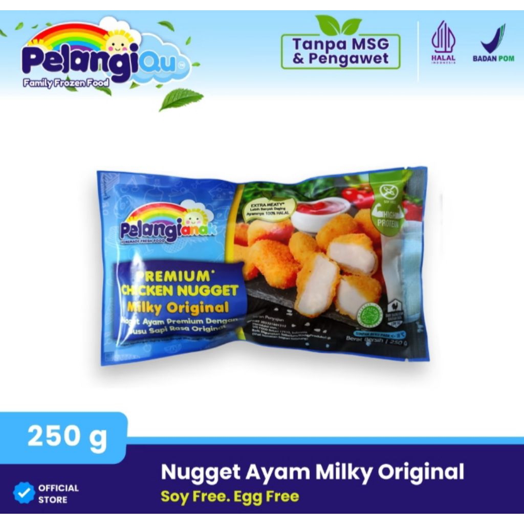 

Pelangi Food - Nugget Ayam Milky Original