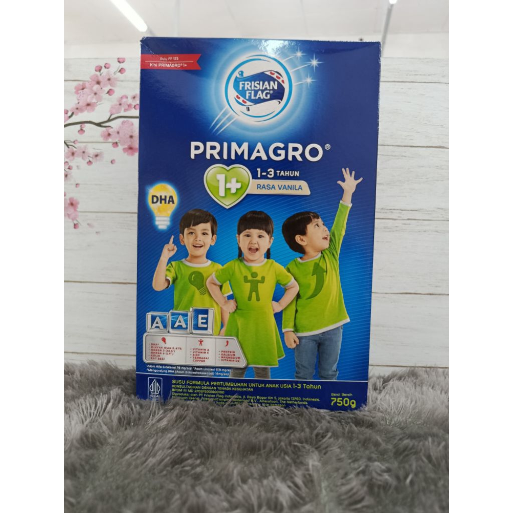 

Primago 1+ Rasa Vanilla Susu Pertumbuhan Usia 1–3 Tahun 750gr