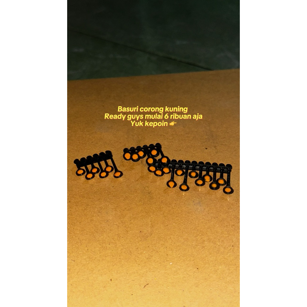 miniatur basuri | corong basuri | miniatur corong bus | corong kuning