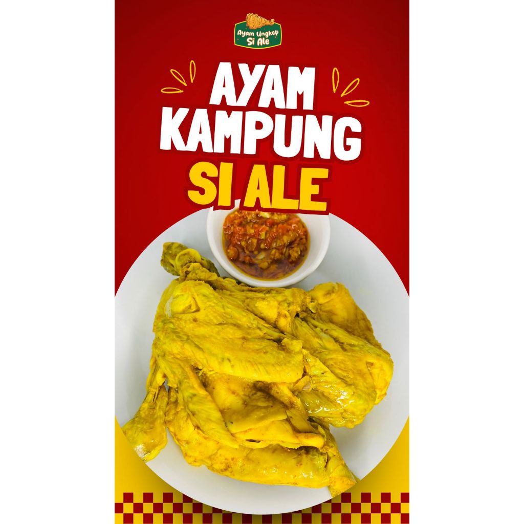 Ayam Kampung Si Ale / Ayam Kampung Asli / Ayam Kampung Serundeng / Ayam Kampung Ungkep Potong 4