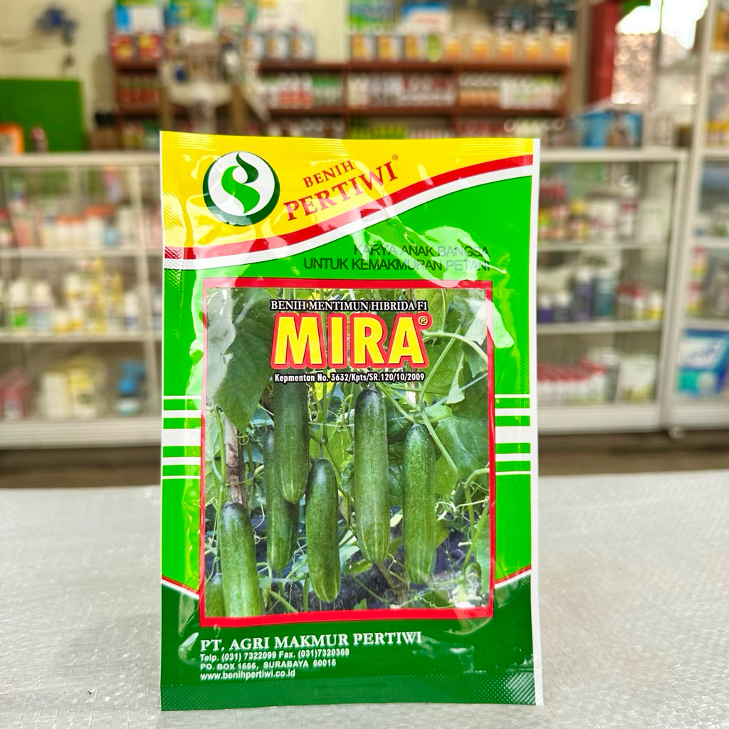 Benih Timun MIRA 25gram  - Bibit Mentimun MIRA isi 25gram Cap Benih Pertiwi