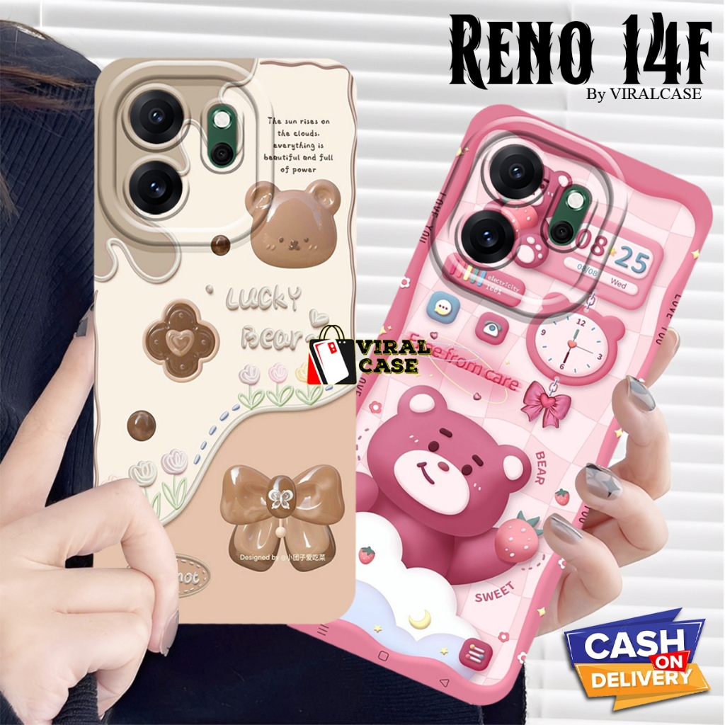 Case Reno 14F / Reno 14 / Reno 14 Pro / Reno 13F / Reno 13 - Aksesoris Hp - Kesing Hp - Pelindung Hp