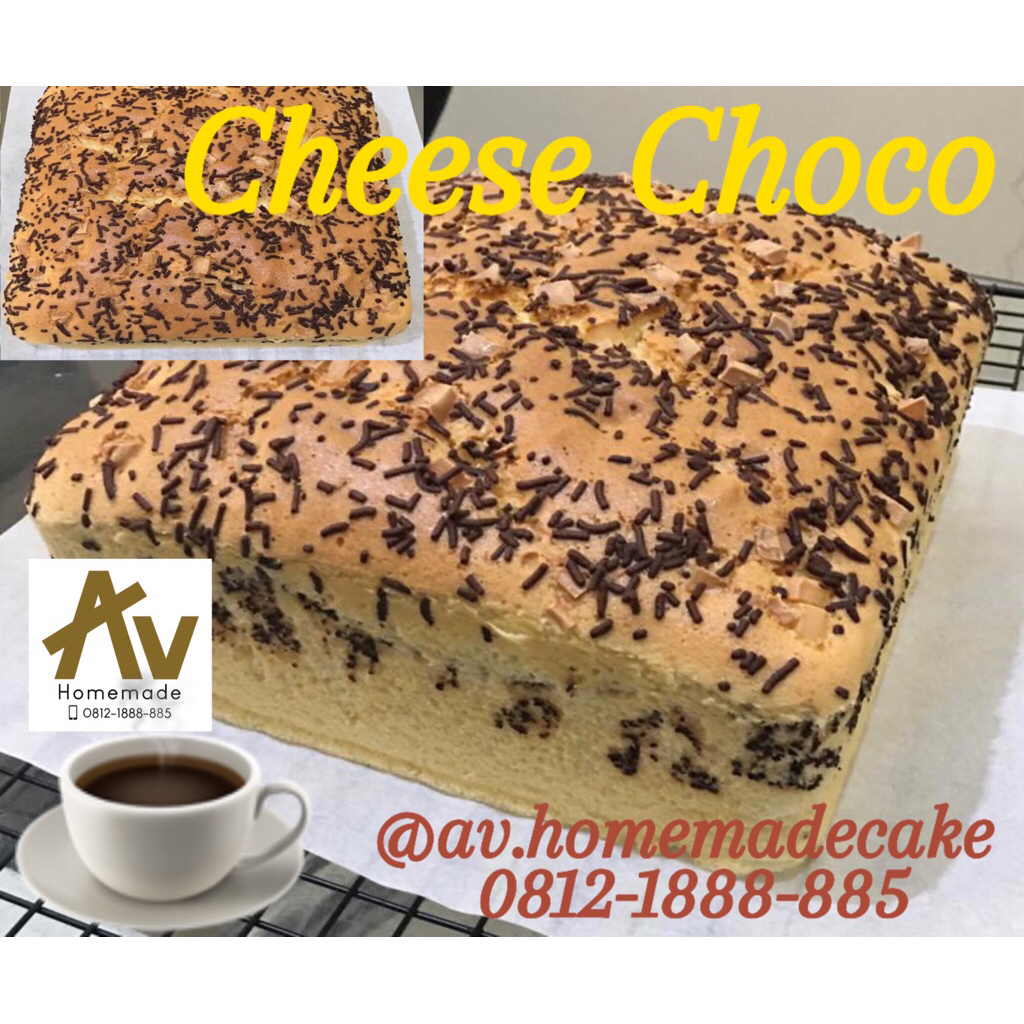 

Cheese Choco Castella Cake