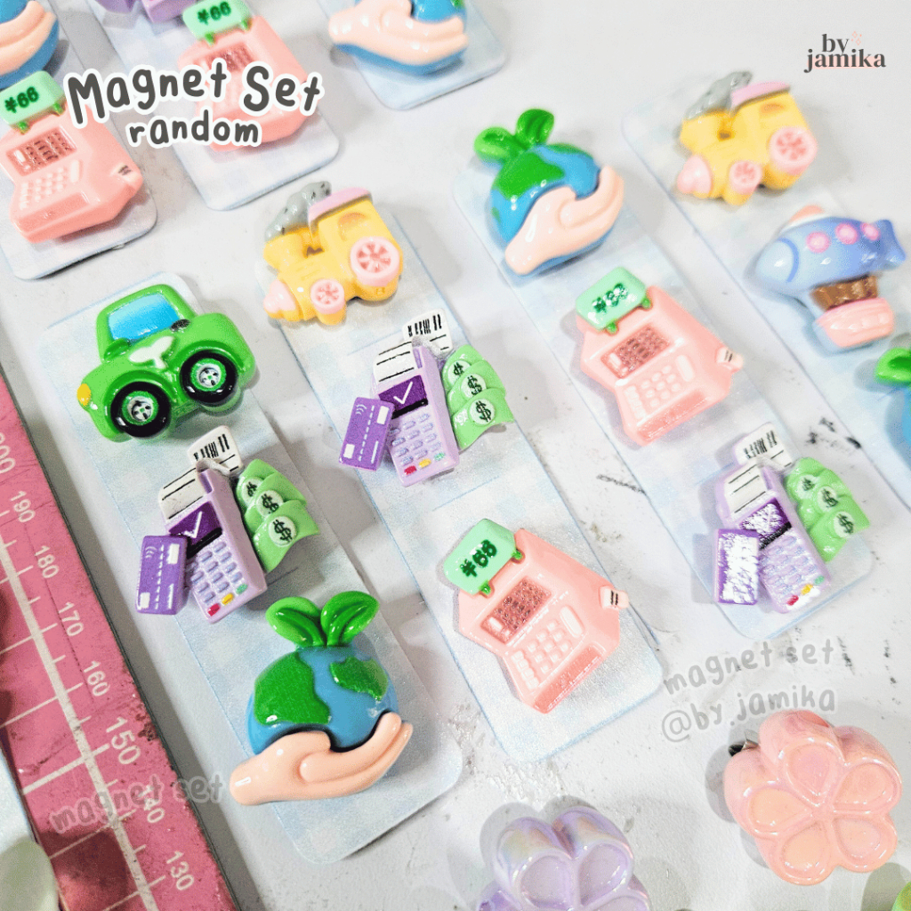 Magnet kulkas lucu | Magnet set | Hiasan kulkas lucu
