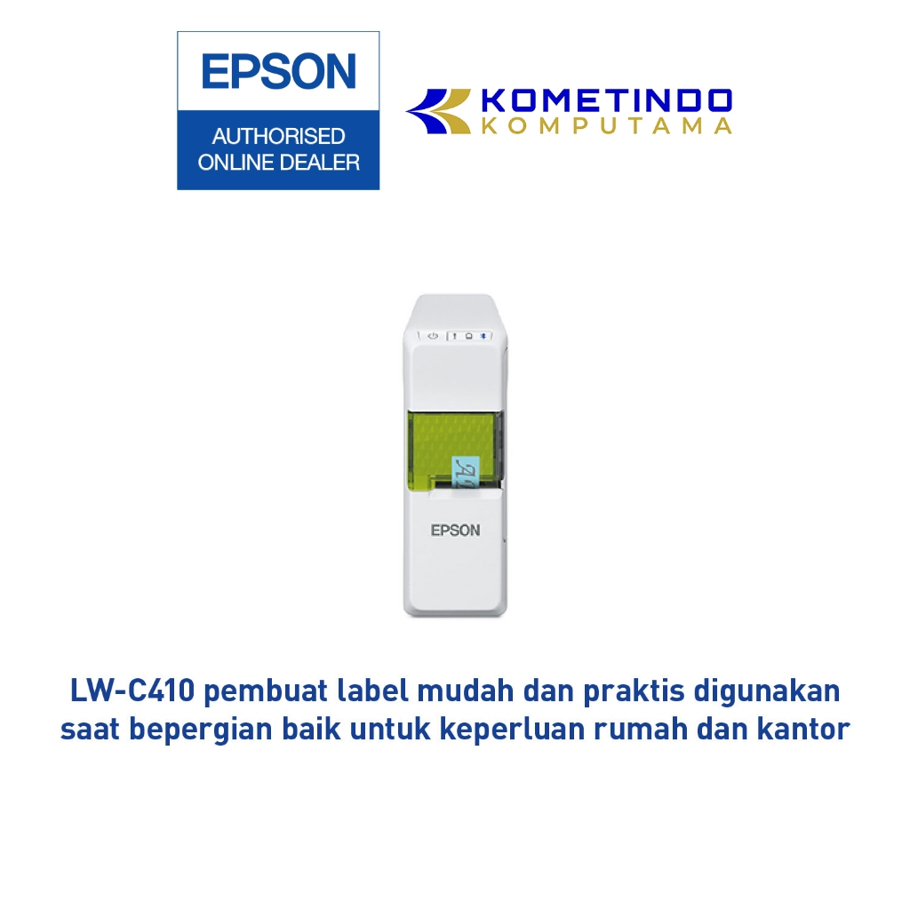 

Epson - LWC410 (Tape Width 6, 9, 12, 18 mm) - Epson LabelWorks LW-C410 Label Printer - Garansi 1 Tahun