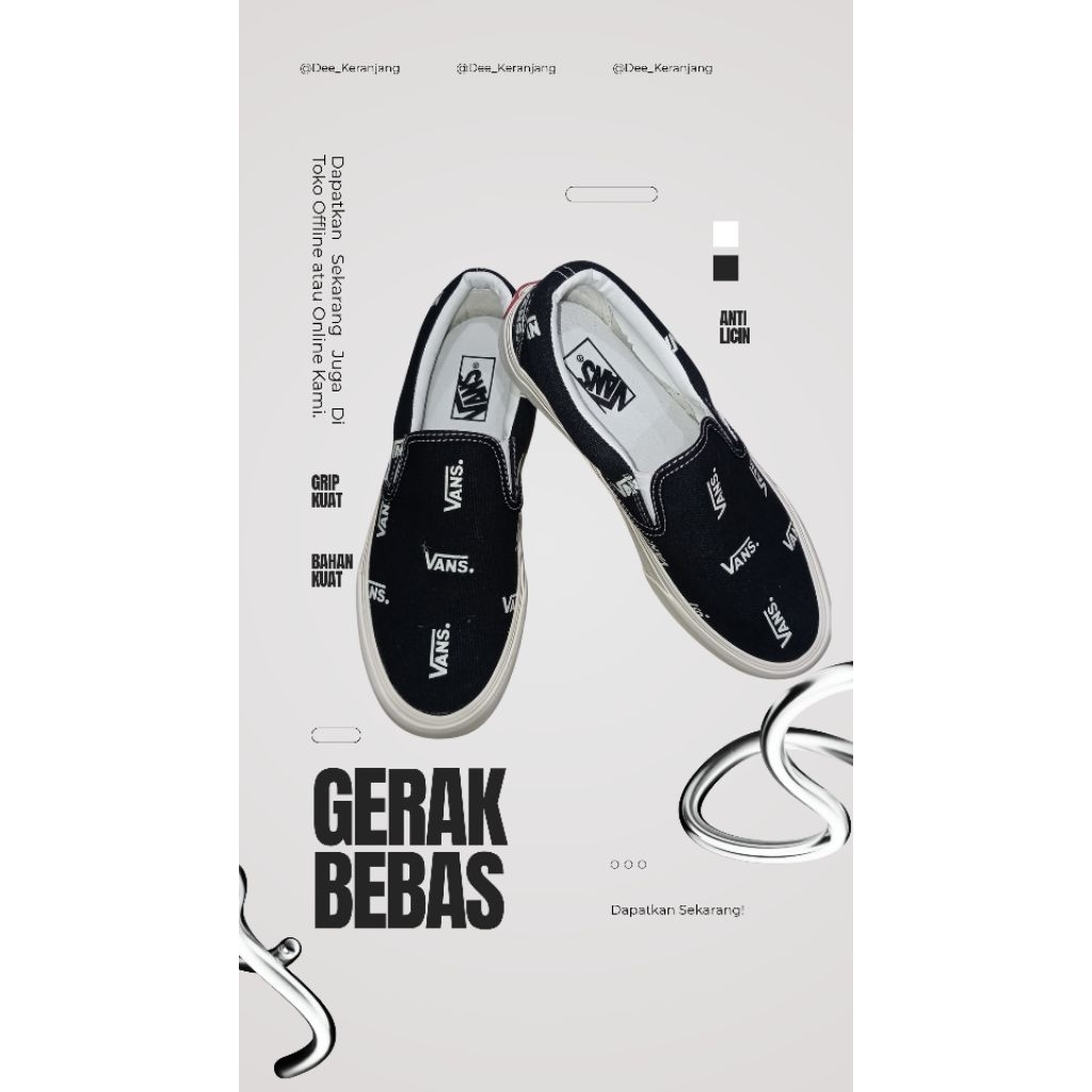 SEPATU VANS SLOP COWOK
