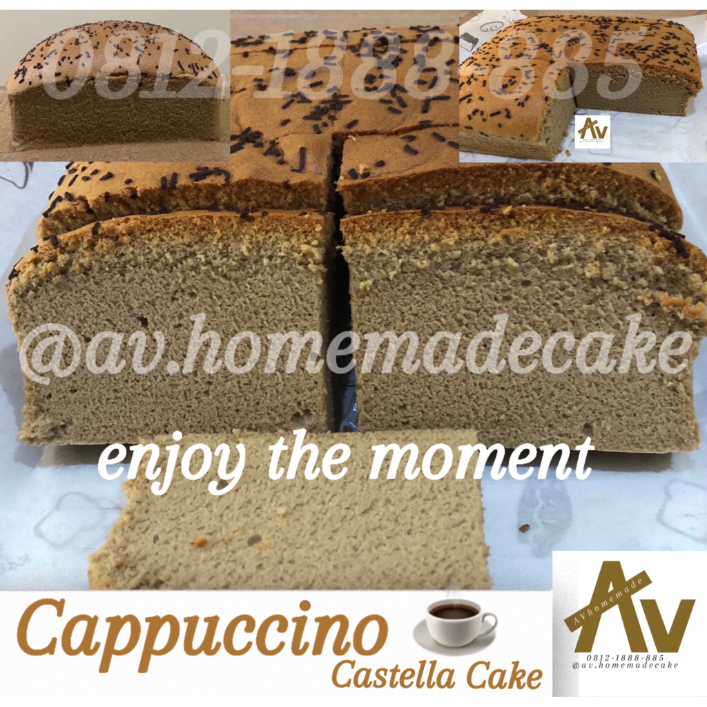 Castella Cake (Cappuccino)