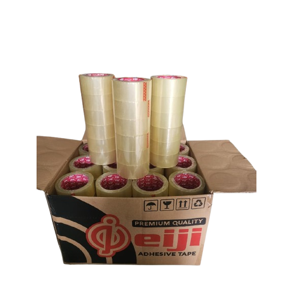 

Lakban Bening Eiji 90 Yard 45mm x 60m 1 Dus ( isi 12 roll 72 pcs )